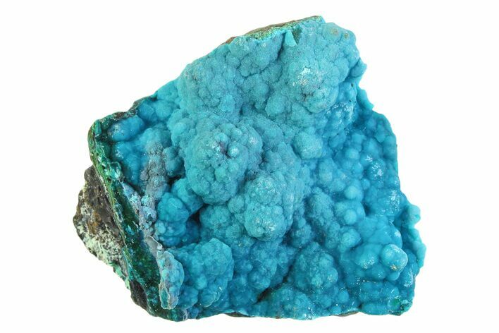 Vibrant Teal Chrysocolla Formation - Peru #358667
